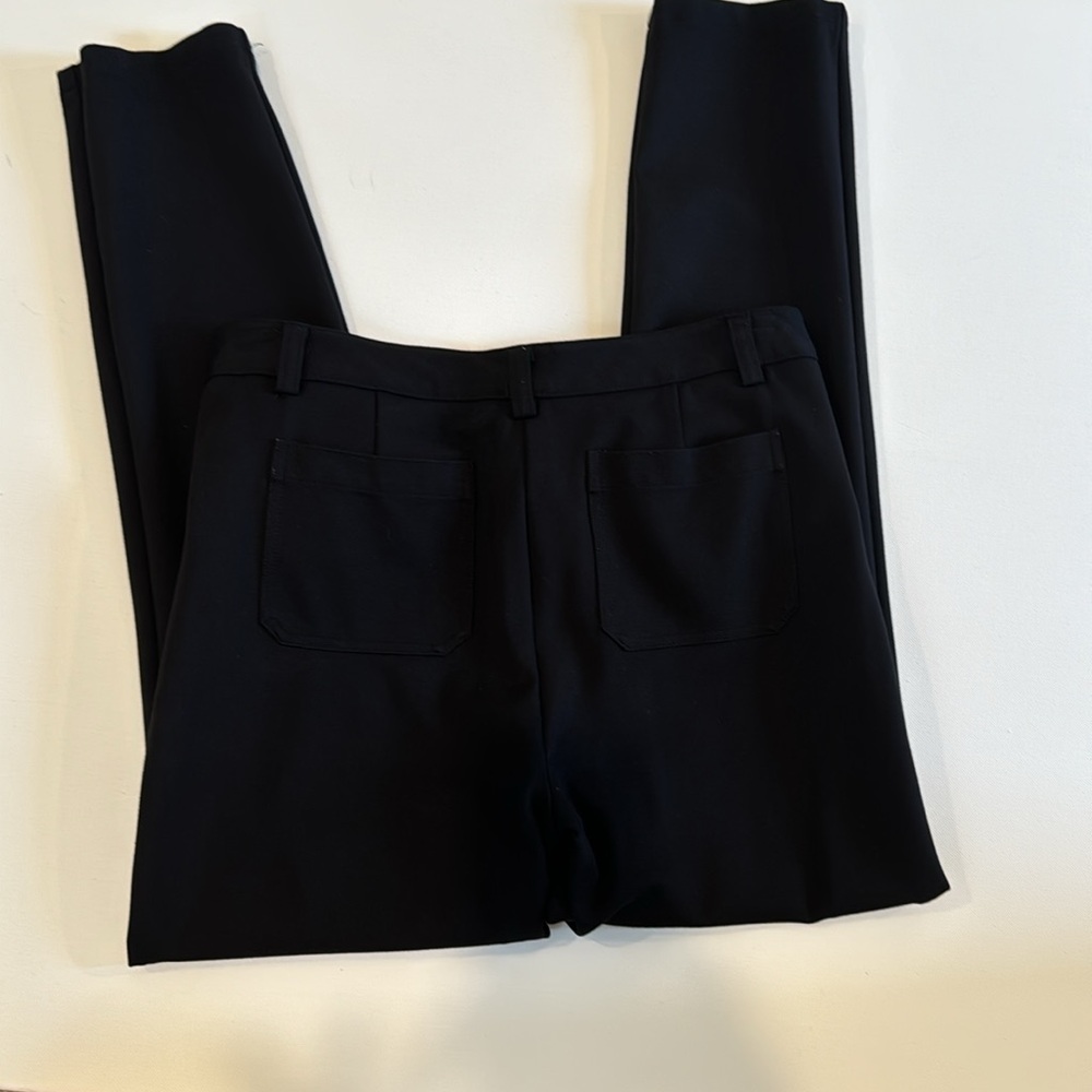 Andrew Marc 8 black dress pants.  Slim straight - Picture 11 of 11